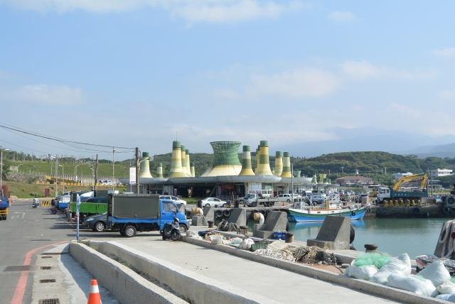 富基漁港の風景