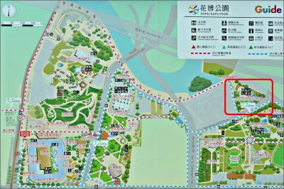 花博公園案内図