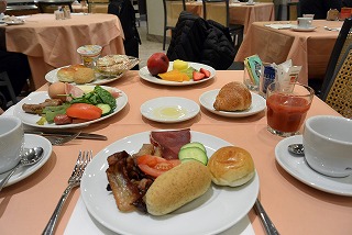 ホテル・デ・ ランツィの朝食