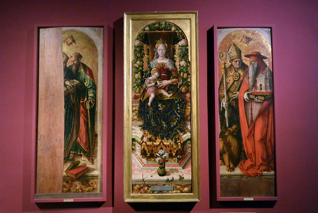 聖母子と聖人ピーターとポール、アンソヴィーノとジェロラモ
