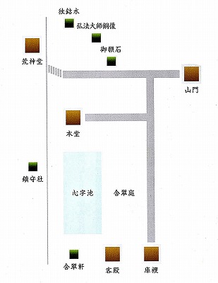 来迎院境内図