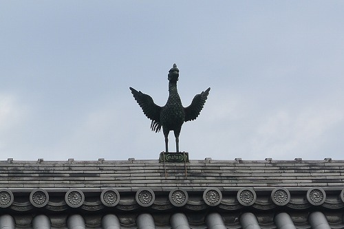 即成院 山門の鳳凰