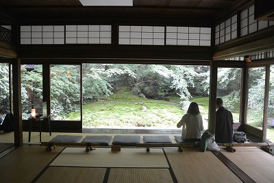 瑠璃光院の瑠璃の庭