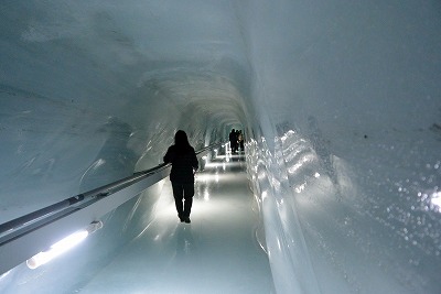 スフィンクス展望台　氷の回廊