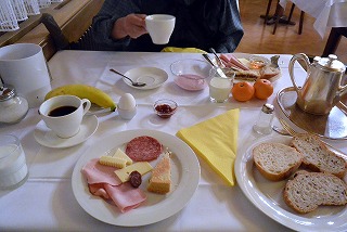 ホテル アルビナの朝食