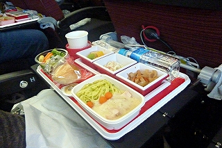 ＪＡＬ４１３の機内食