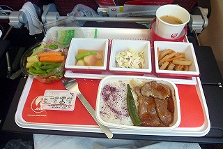 ＪＡＬ４１３の機内食