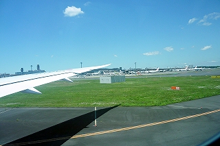 成田空港離陸